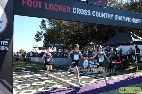 Isaac Harding (79) and Matthew Pereira 23rd and 24th