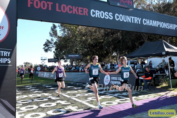 Isaac Harding (79) and Matthew Pereira 23rd and 24th