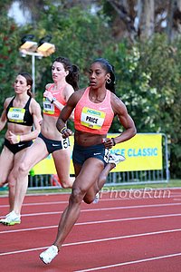 Chanelle Price 4th in Her Heat