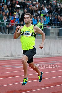 Nick Symmonds Returned and Was Caught Up in a Fall and Was Last In His Heat of the Finishers