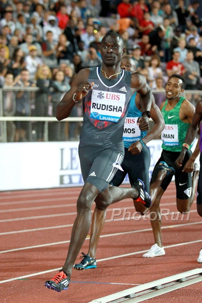 David Rudisha vs Nijel Amos in Men's 800