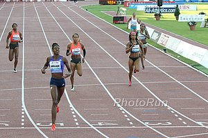 Shaunae Miller 49.92 over Sanya Richards Ross