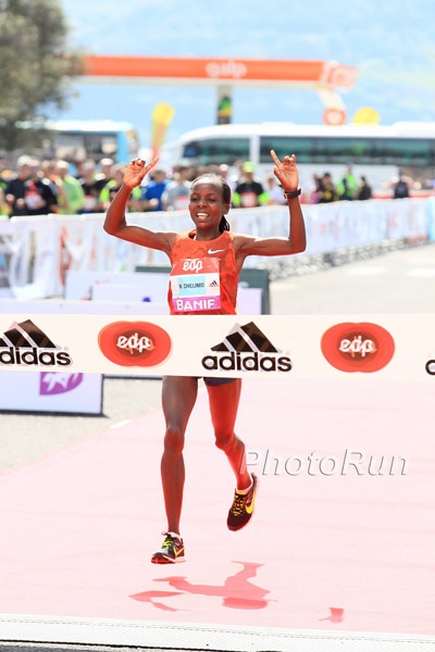 Rose Chelimo Wins