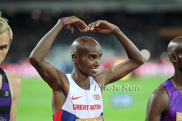 Mo Farah Attraction #2 on Friday