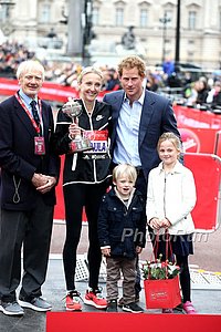 Paula Radcliffe and Prince Harry