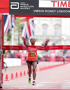 Tigist Tufa 2015 Virgin London Marathon Champion