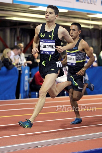 Matt Centrowitz and Leo Manzano In Wanamaker Mile
