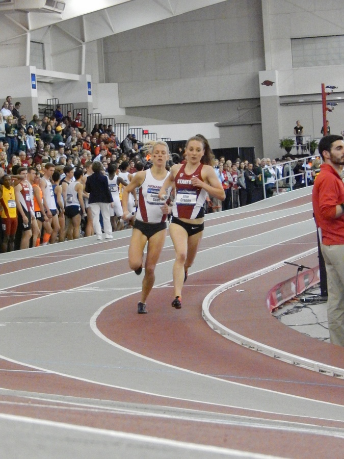It Came Down to Dominique Scott of Arkansas and Elise Cranny of Stanford