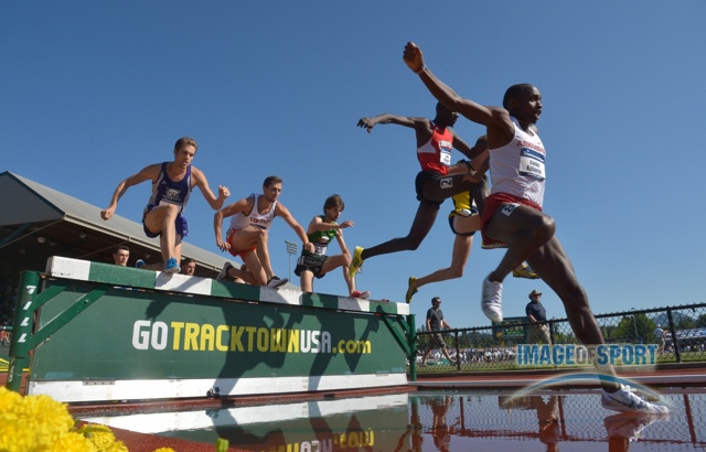Stanley Kebenei Leads Steeple