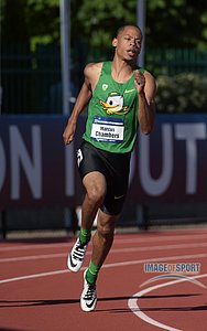 Marcus Chambers of Oregon runs 45.43