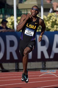 Vernon Norwood of LSU was the top qualifier in the 400m in 45.42