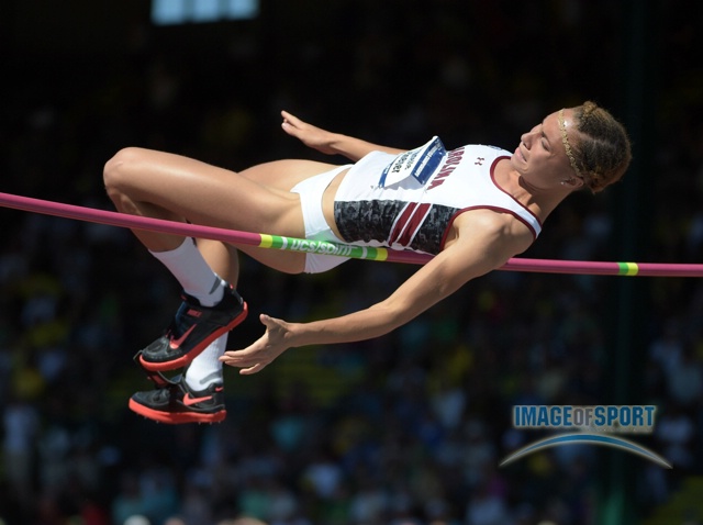 Jeannelle Scheper of South Carolina Won the High Jump