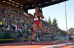 Vanessa Jones of USC Was 2nd