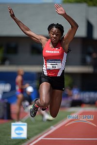 Kenturah Orji of Georgia wins the womens triple jump