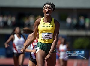 Raevyn Rogers of Oregon 1:59.71 National Champion!