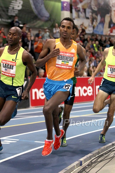 Lagat and Dejen Gebremeskel