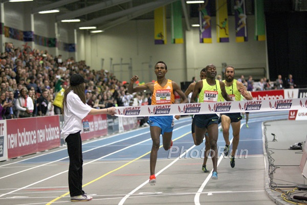 Dejen Gebremeskel Edges Bernard Lagat