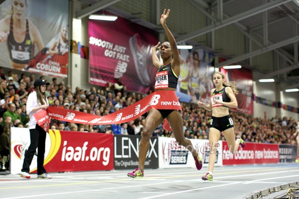 Moser Over Cain in 1000m