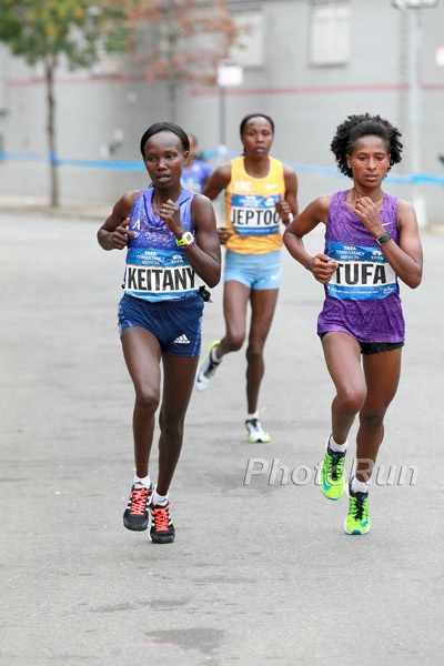 Keitany Ahead of Tufa