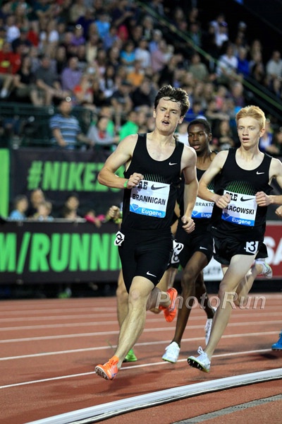 Mike Brannigan in HS Boys Mile