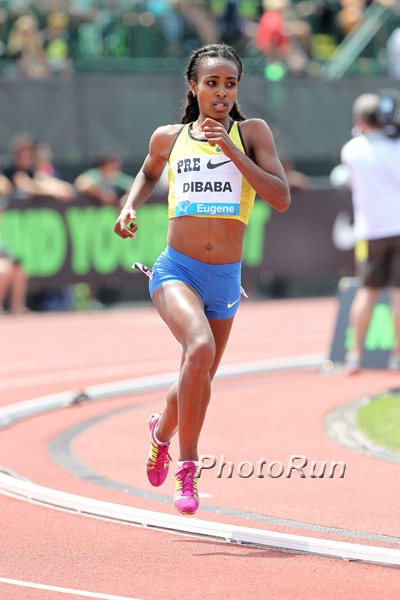 Women's 5000m and Genzebe Dibaba