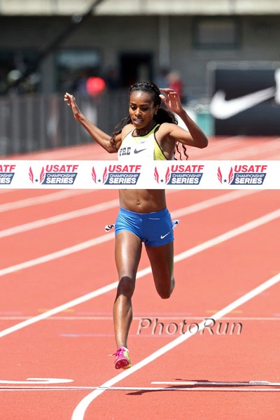Genzebe Dibaba Wins