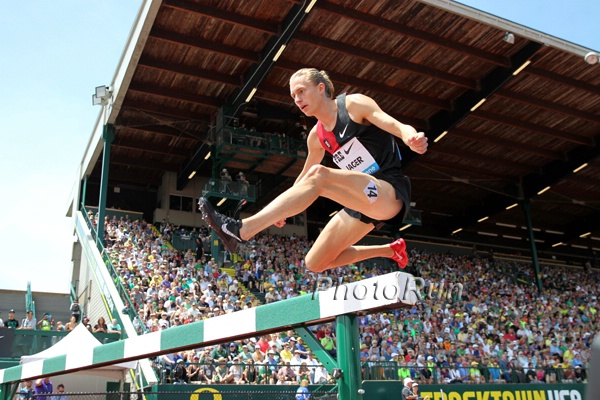 Evan Jager in Men's Steeple