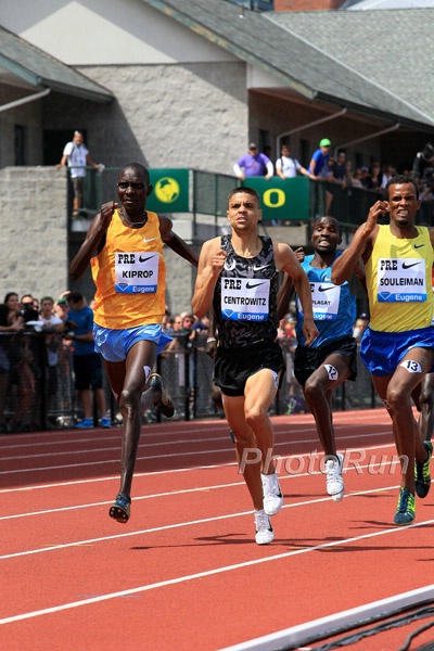 Kiprop, Centro and Souleiman Battle for the Win