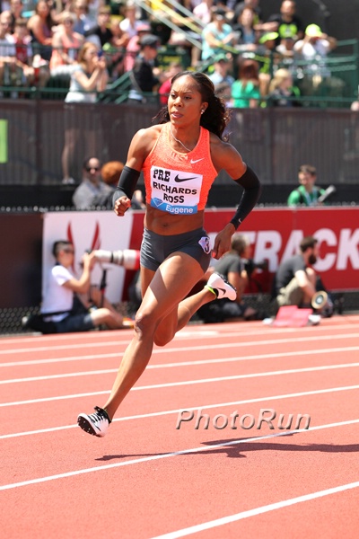 Women's 400m and Sanya Richards Ross vs Allyson Felix
