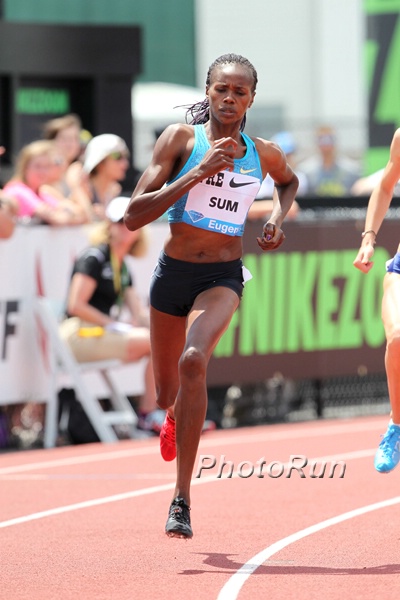 Women's 800m and Eunice Sum