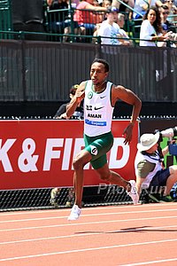 Mo Aman in 800m