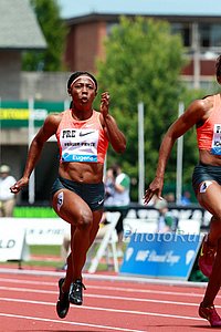Shelly Ann Fraser Pryce Won the 100m