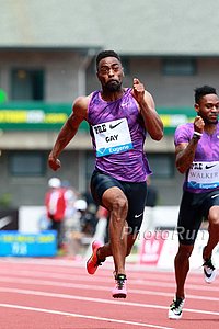 Tyson Gay in 100m