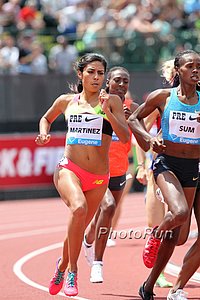 Brenda Martinez Led Until Last 100m