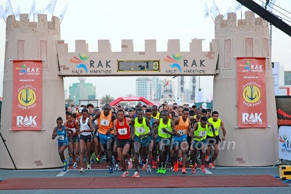 They are Off 2015 RAK Half Marathon Photos