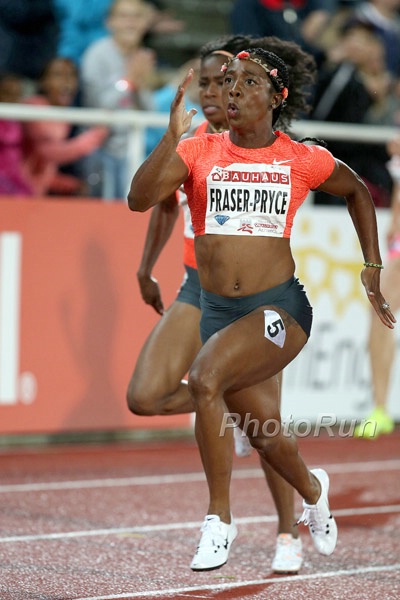 Shelly Ann Fraser Pryce in 100