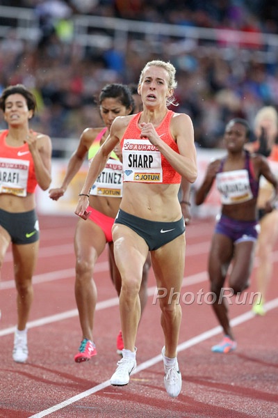 Lynsey Sharp Won the 800