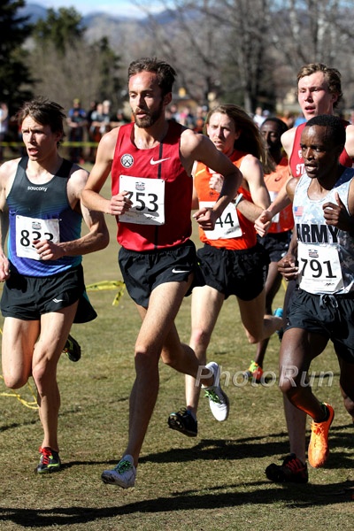 Men's Race: Ben True, Chris Derrick and Augustus Maiyo