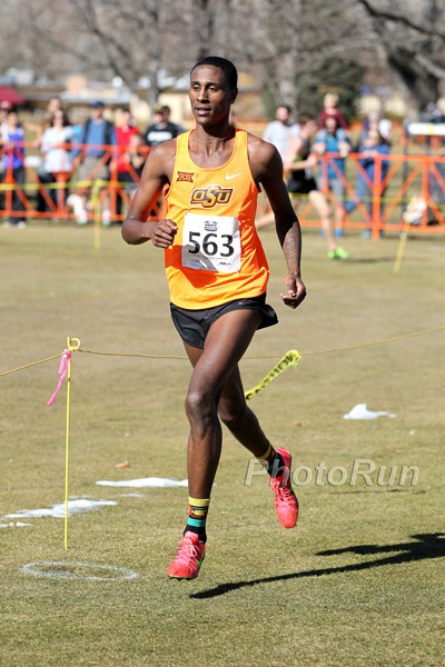 Cerake Geberkidane of Oklahoma State Would be 2nd
