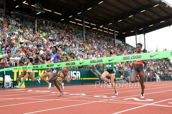 Tori Bowie in 100m Final