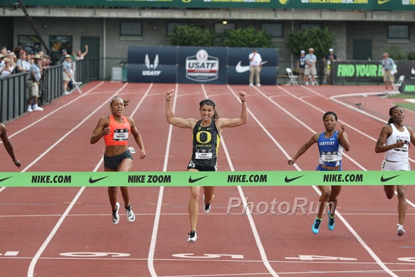 Jenna Pradini First White American 200m Champ Since 1953