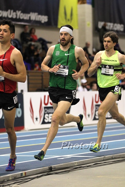 Men's 2 Mile: German Fernandez and Ben Blankenship