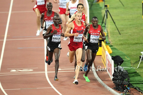 Evan Jager Leads at the Bell
