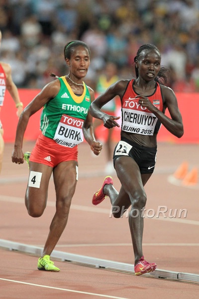 Vivian Cheruyiout and Gelete Burka