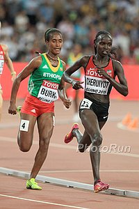 Vivian Cheruyiout and Gelete Burka