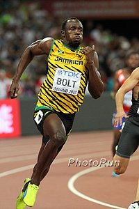 Men's 200m Round 1: Usain Bolt