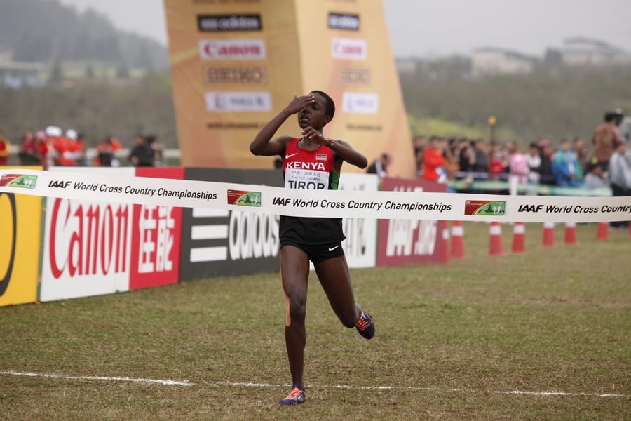 Agnes Jebet Tirop of Kenya Wins 2014 World Cross Country
© Getty Images for IAAF