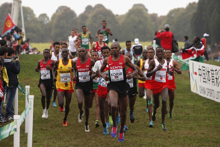 Geoffrey Kipkirui Korir of Kenya Leads
© Getty Images for IAAF