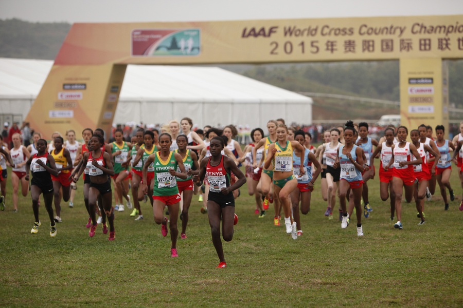 Junior Girls Start © Getty Images for IAAF