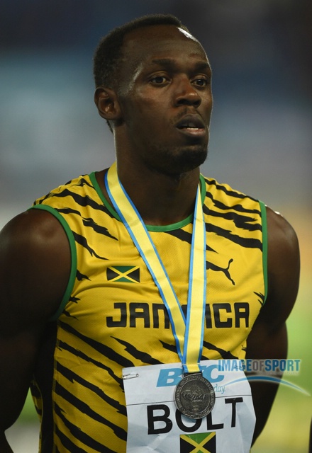 Silver for Usain Bolt